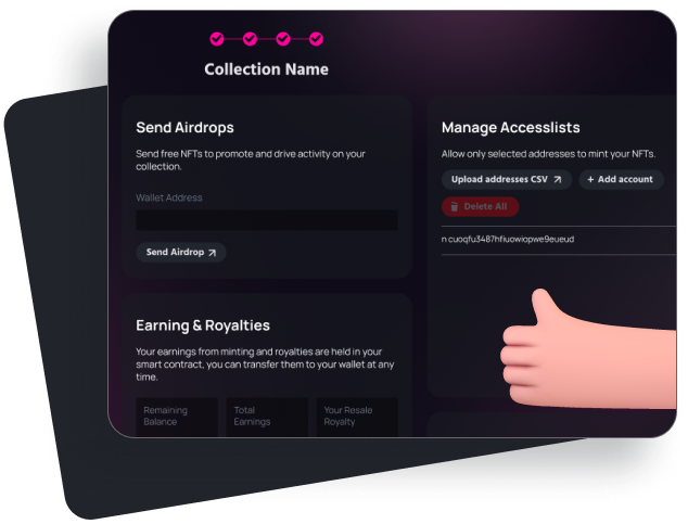 Make Early Access Lists + Airdrops
